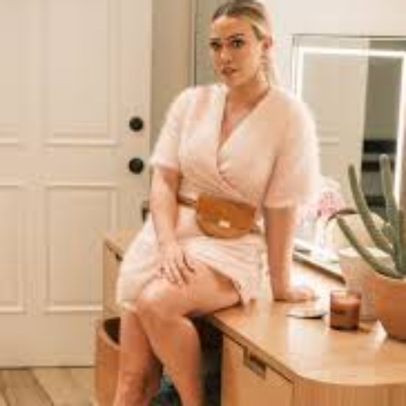 Smash + Tess  X Hilary Duff - Shorty Tinsel Romper - Medium - Pink Fizz - Picture 3 of 6